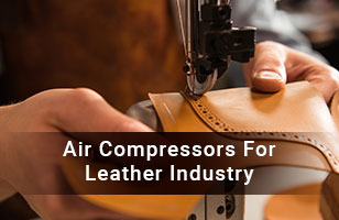 Air Compressors for the leather industry